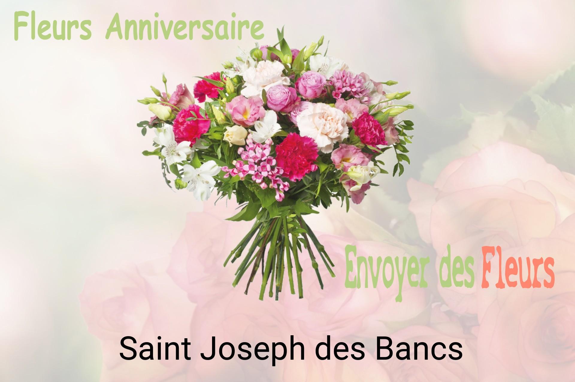 Bouquet de fleurs d’anniversaire livré à Saint-Joseph-des-Bancs